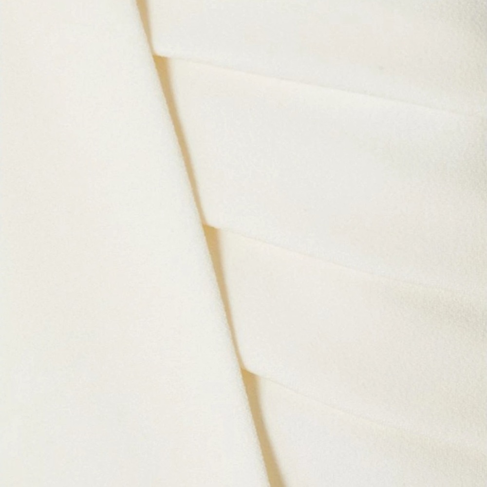 Elegant Safiyaa Strapless White Jumpsuit - Picture 12 of 13